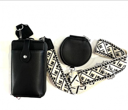   Porte-Monnaie Vegan combiné - Sac-Smartphone. 